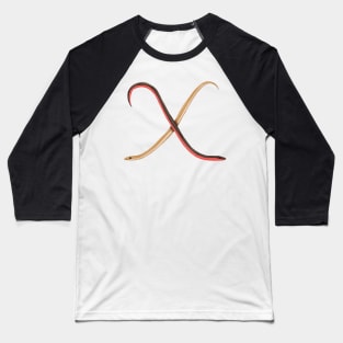 X - Eastern worm snakes Baseball T-Shirt